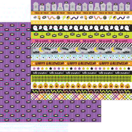 Doodlebug Design Happy Haunting 12x12 Inch Paper Pack (7444) (DISCONTINUED)