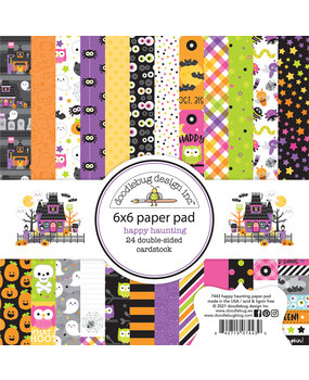 Doodlebug Design Happy Haunting 6x6 Inch Paper Pad (7443) (DISCONTINUED)