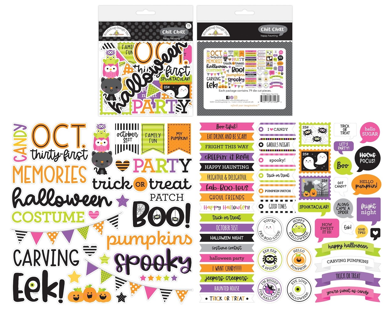 Doodlebug Design Happy Haunting Chit Chat (7426) (OUTLET)