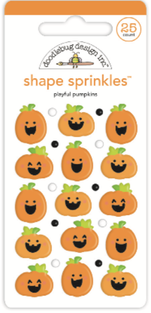Doodlebug Design Playful Pumpkins Shape Sprinkles (7411) (DISCONTINUED) Doodlebug Design Playful Pumpkins Shape Sprinkles (7411) (DISCONTINUED)