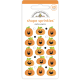 Doodlebug Design Playful Pumpkins Shape Sprinkles (7411) (DISCONTINUED)