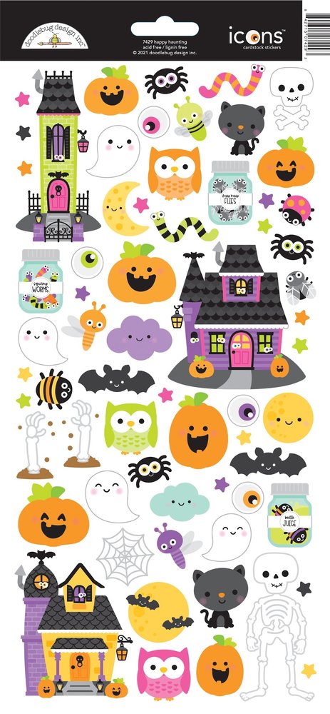 Doodlebug Design Happy Haunting Icons Stickers (7429) (DISCONTINUED)