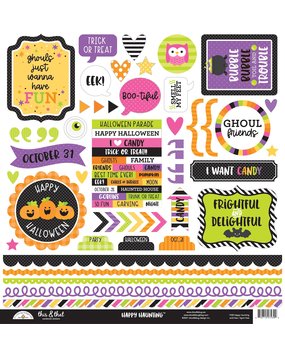 Doodlebug Design Happy Haunting This & That Stickers (7430) (DISCONTINUED)