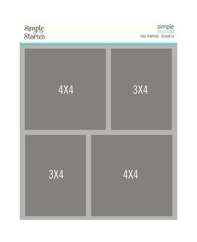 Simple Stories Simple Pages Template Design 10 (15969) (DISCONTINUED)