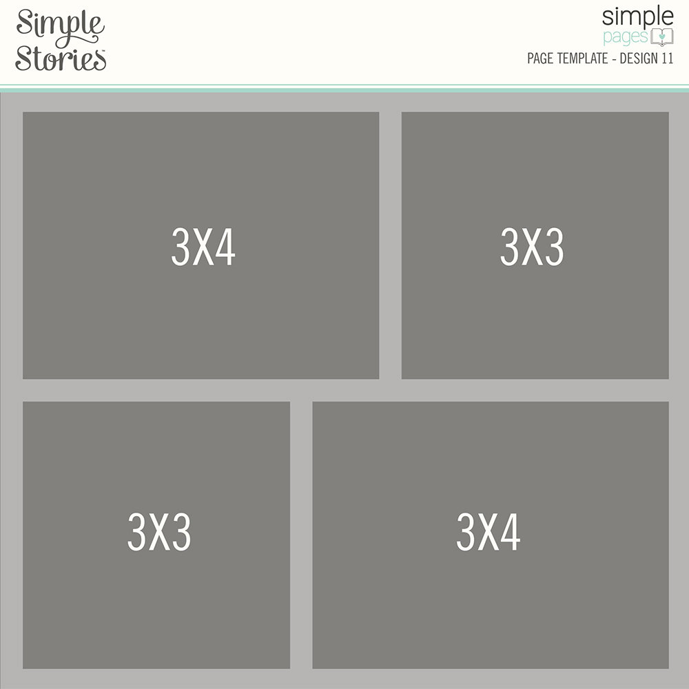 Simple Stories Simple Pages Template Design 11 (15970) (DISCONTINUED)