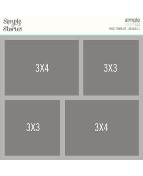 Simple Stories Simple Pages Template Design 11 (15970) (DISCONTINUED)