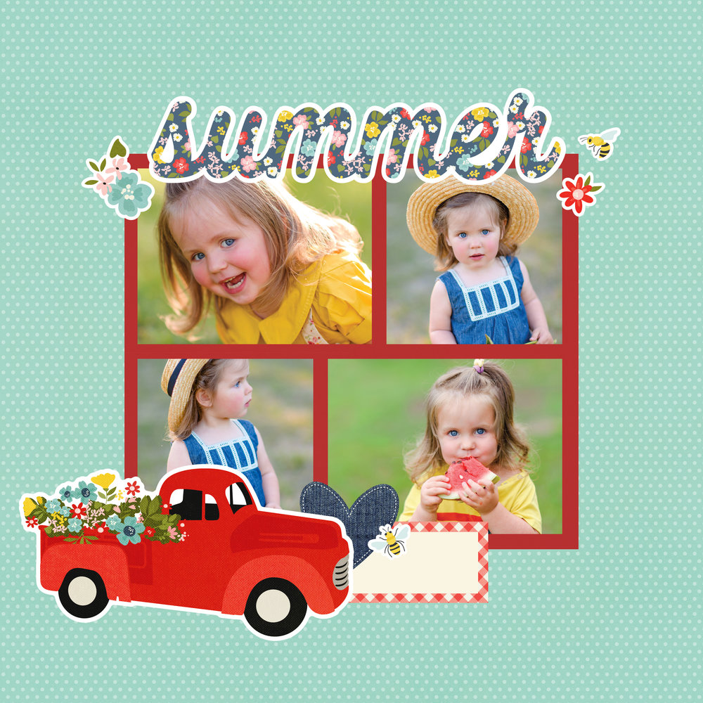 Simple Stories Simple Pages Template Design 11 (15970) (DISCONTINUED)