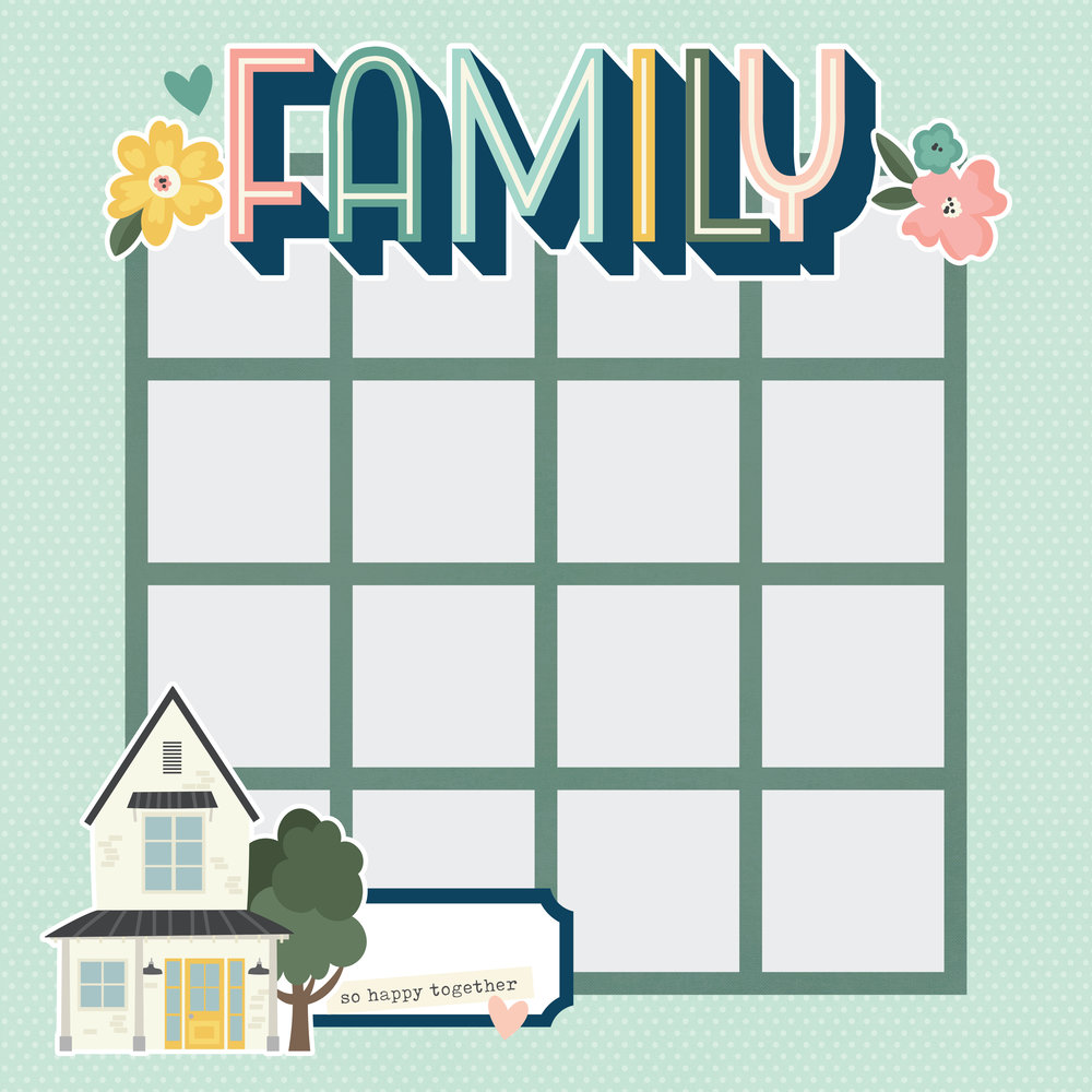 Simple Stories Simple Pages Template Design 7 (15966) (DISCONTINUED)