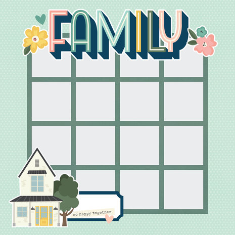 Simple Stories Simple Pages Template Design 7 (15966) (DISCONTINUED)