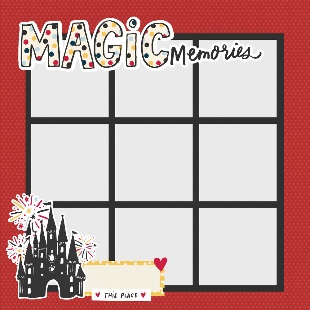 Simple Stories Simple Pages Template Design 8 (15967) (DISCONTINUED)