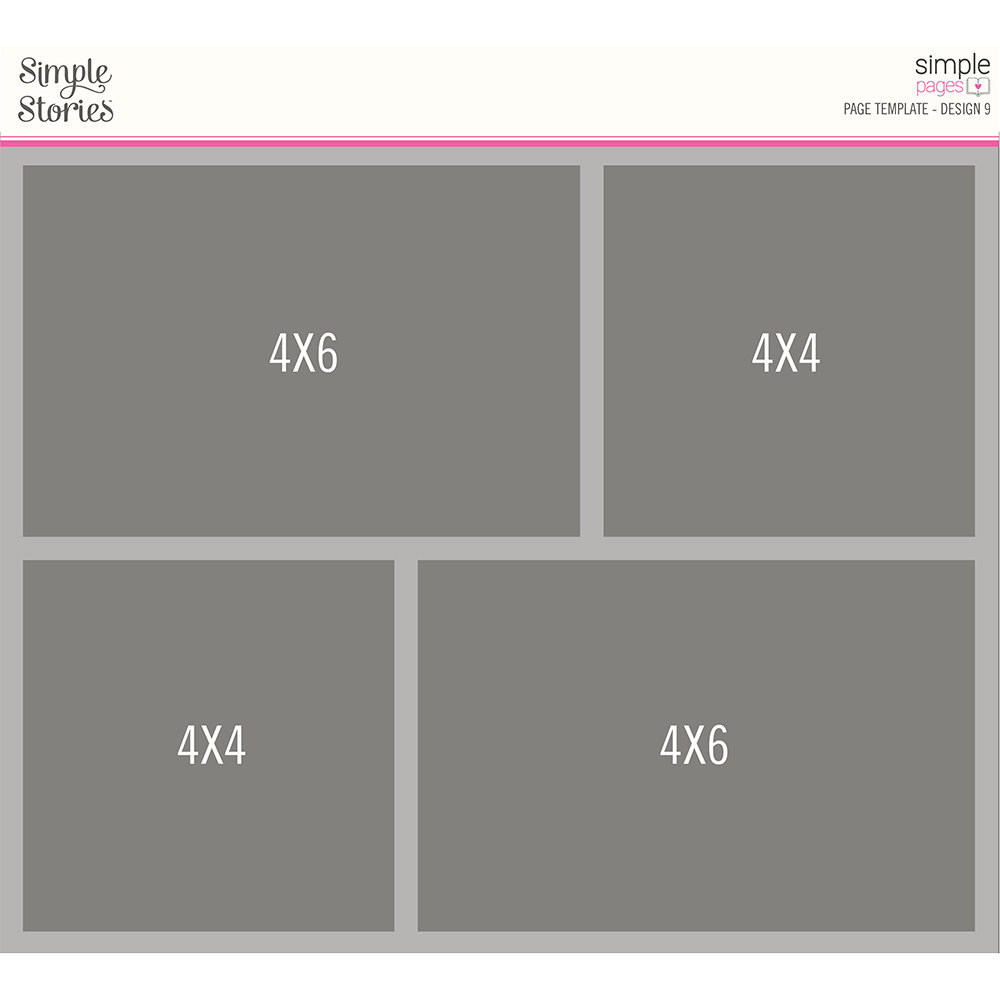 Simple Stories Simple Pages Template Design 9 (15968) (DISCONTINUED)