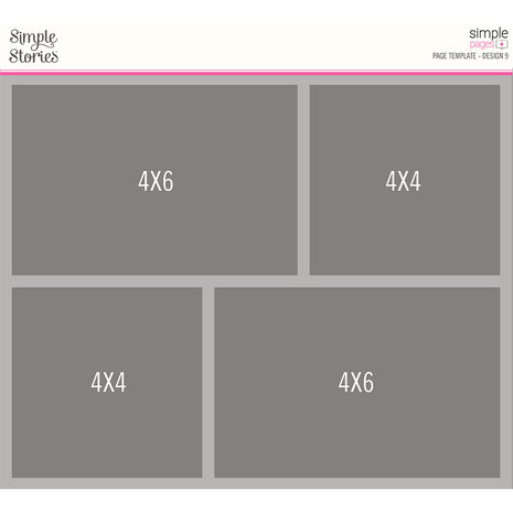 Simple Stories Simple Pages Template Design 9 (15968) (DISCONTINUED)