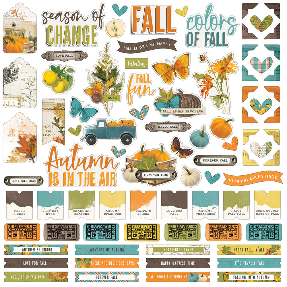 Simple Stories Simple Vintage Country Harvest Collection Kit (16300) (DISCONTINUED) Simple Stories Simple Vintage Country Harvest Collection Kit (16300) (DISCONTINUED)