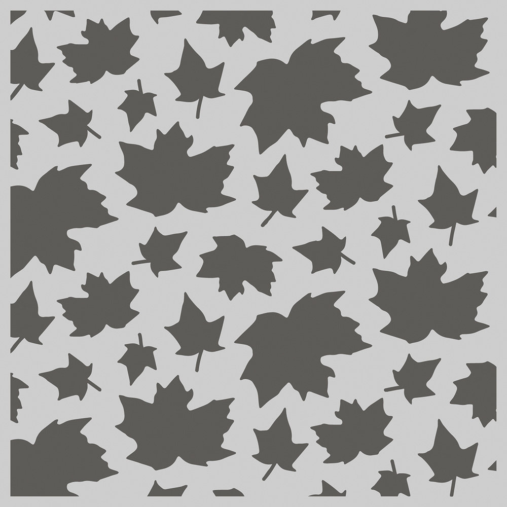 Simple Stories Simple Vintage Country Harvest Stencil Harvest Leaves (16332) (DISCONTINUED)