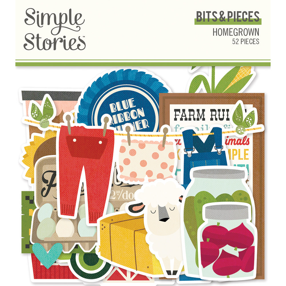 Simple Stories Homegrown Bits & Pieces (16216) (DISCONTINUED)