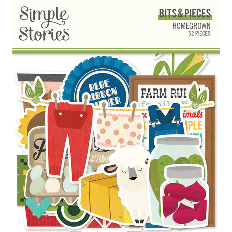 Simple Stories Homegrown Bits & Pieces (16216) (OUTLET)