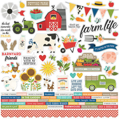 Simple Stories Homegrown Cardstock Sticker (16201) (DISCONTINUED)