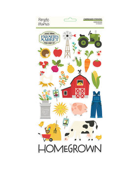 Simple Stories Homegrown Chipboard (16215) (DISCONTINUED)