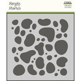 Simple Stories Homegrown Stencil Cow Dots (16224) (DISCONTINUED)