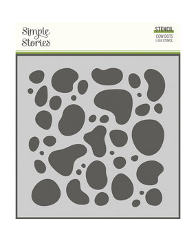 Simple Stories Homegrown Stencil Cow Dots (16224) (OUTLET)