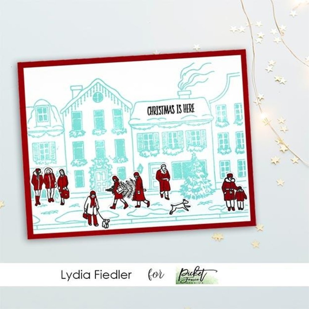 Picket Fence Studios Winter Scene Building People 3x4 Inch Clear Stamps (BB-173) (OUTLET) Picket Fence Studios Winter Scene Building People 3x4 Inch Clear Stamps (BB-173) (OUTLET)