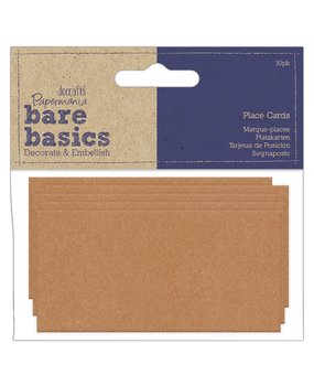 Papermania Bare Basics Place Cards Brown Kraft (30pcs) (PMA 174370) (DISCONTINUED)