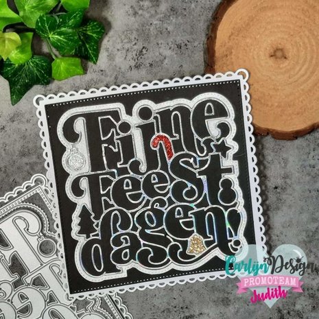 CarlijnDesign Square Fijne Feestdagen (CDSN-0135) (DISCONTINUED) CarlijnDesign Square Fijne Feestdagen (CDSN-0135) (DISCONTINUED)