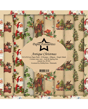 Paper Favourites Antique Christmas 12x12 Inch Paper Pack (PF381) (DISCONTINUED)