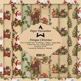 Paper Favourites Antique Christmas 6x6 Inch Paper Pack (PF181) (DISCONTINUED)