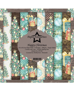 Paper Favourites Happy Christmas 12x12 Inch Paper Pack (PF384) (DISCONTINUED)