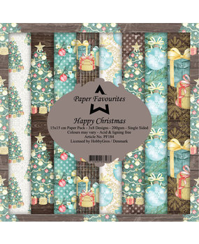 Paper Favourites Happy Christmas 6x6 Inch Paper Pack (PF184) (DISCONTINUED)