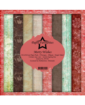 Paper Favourites Merry Wishes 12x12 Inch Paper Pack (PF383) (DISCONTINUED)