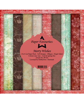 Paper Favourites Merry Wishes 6x6 Inch Paper Pack (PF183) (DISCONTINUED)