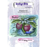 IndigoBlu Raspberries A6 Rubber Stamps (IND0865) (OUTLET)