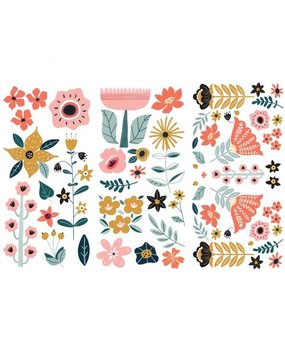 Re-Design with Prima Doodle Flowers 6x12 Inch Decor Transfers (656034) (DISCONTINUED)