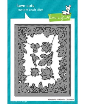 Lawn Fawn Fall Leaves Backdrop Dies (LF2703) (OUTLET)