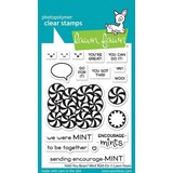 Lawn Fawn How You Bean? Mint Add-On Clear Stamps (LF2682) (DISCONTINUED)