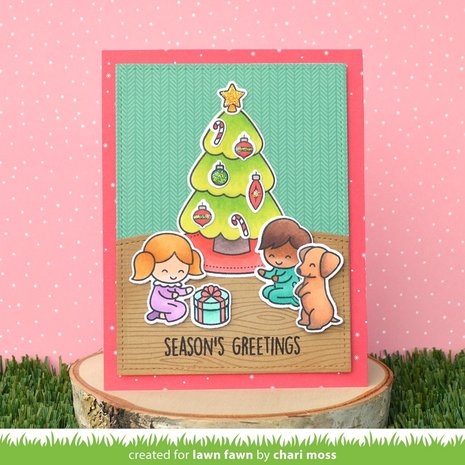 Lawn Fawn Joy To All Clear Stamps (LF2668) (OUTLET)
