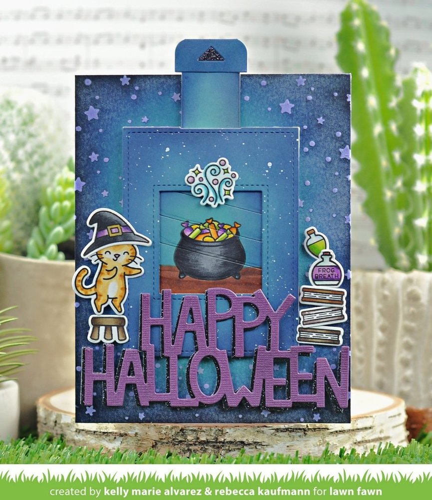 Lawn Fawn Purrfectly Wicked Add-On Clear Stamps (LF2666) (OUTLET)