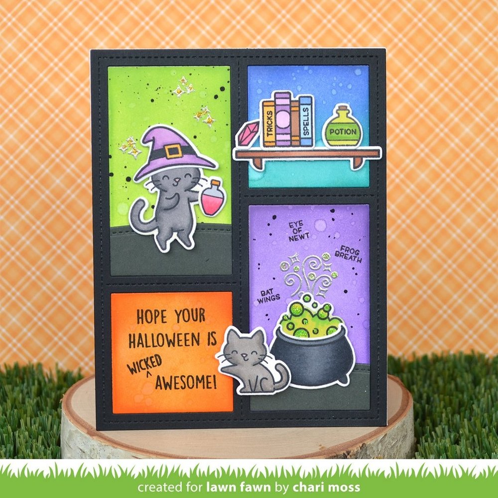 Lawn Fawn Purrfectly Wicked Clear Stamps (LF2664) (OUTLET) Lawn Fawn Purrfectly Wicked Clear Stamps (LF2664) (OUTLET)