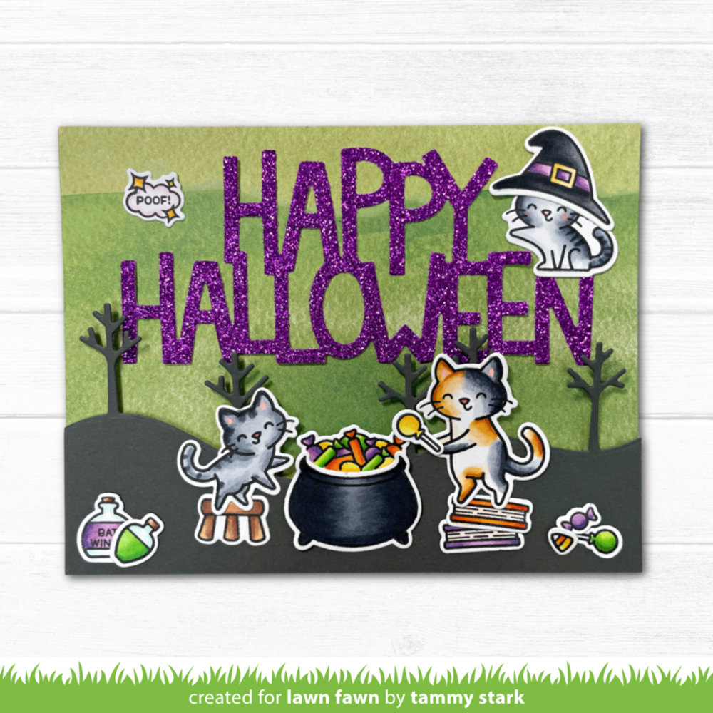 Lawn Fawn Purrfectly Wicked Clear Stamps (LF2664) (OUTLET) Lawn Fawn Purrfectly Wicked Clear Stamps (LF2664) (OUTLET)