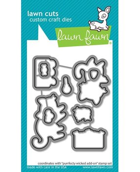 Lawn Fawn Purrfectly Wicked Add-On Dies (LF2667) (DISCONTINUED)