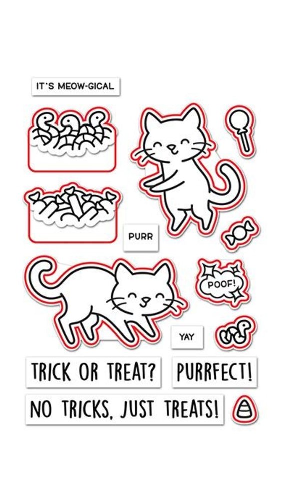 Lawn Fawn Purrfectly Wicked Add-On Dies (LF2667) (OUTLET) Lawn Fawn Purrfectly Wicked Add-On Dies (LF2667) (OUTLET)
