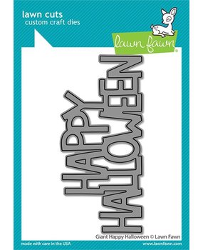 Lawn Fawn Giant Happy Halloween Dies (LF2691) (OUTLET)