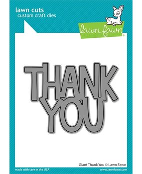 Lawn Fawn Giant Thank You Dies (LF2692) (OUTLET)