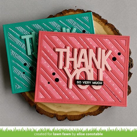 Lawn Fawn Giant Thank You Dies (LF2692) (DISCONTINUED) Lawn Fawn Giant Thank You Dies (LF2692) (DISCONTINUED)