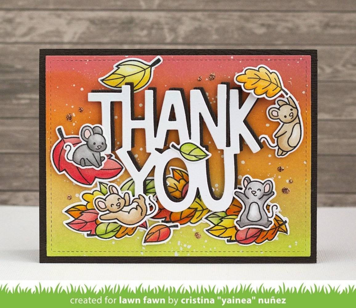 Lawn Fawn Giant Thank You Dies (LF2692) (DISCONTINUED) Lawn Fawn Giant Thank You Dies (LF2692) (DISCONTINUED)