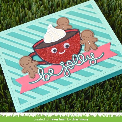 Lawn Fawn Lovely Latte Dies (LF2698) (DISCONTINUED) Lawn Fawn Lovely Latte Dies (LF2698) (DISCONTINUED)