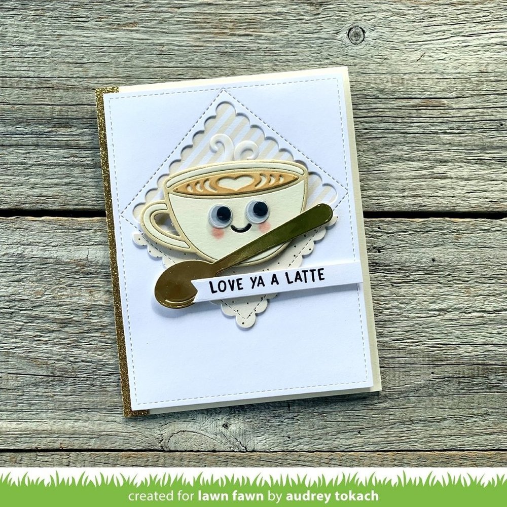 Lawn Fawn Lovely Latte Dies (LF2698) (OUTLET) Lawn Fawn Lovely Latte Dies (LF2698) (OUTLET)