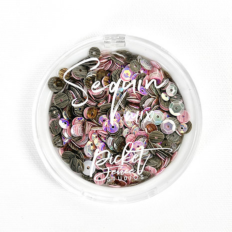 Picket Fence Studios Pink Camo Sequin Mix (SQ-146) (OUTLET) Picket Fence Studios Pink Camo Sequin Mix (SQ-146) (OUTLET)